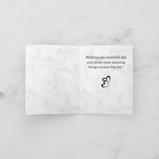 Agradecimiento Tarjeta de felicitación fotográfica de personaliza (Interior)