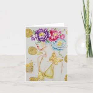 Agradecimiento Tarjeta de felicitación Genial Feminine #1