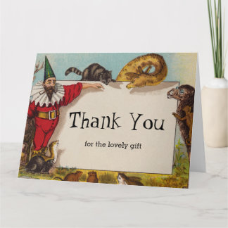 Agradecimiento Tarjeta de felicitación grande de Isidore y sus an