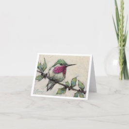 Agradecimiento Tarjeta de felicitación - Hummingbird