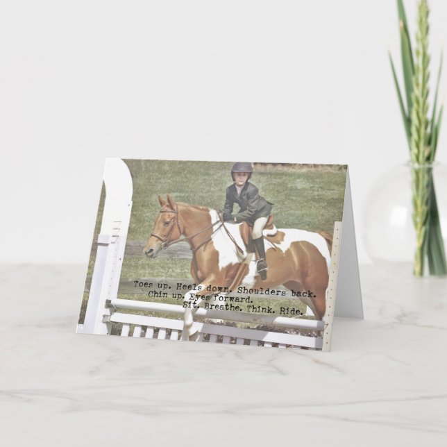 Agradecimiento Tarjeta de felicitación JUST JUMP (Anverso)