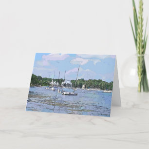 Agradecimiento Tarjeta de felicitación: Lake Harriet, Minneapolis