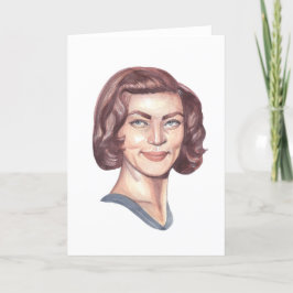 Agradecimiento Tarjeta de felicitación Lauren Bacall Portrait
