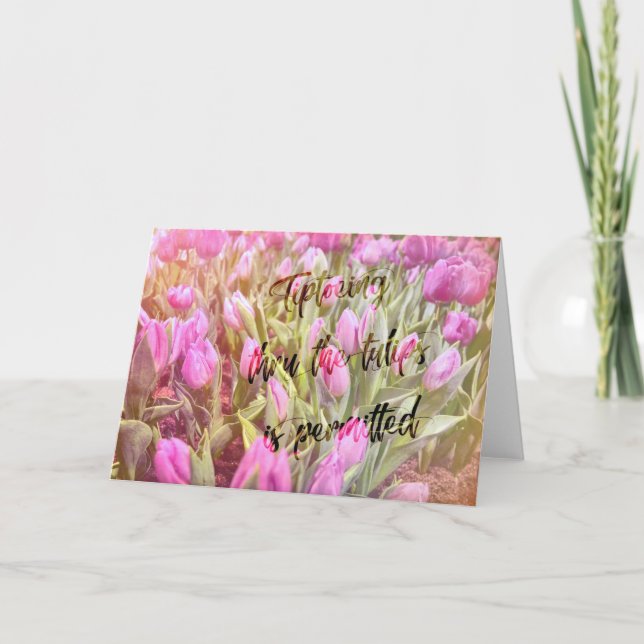Agradecimiento Tarjeta de felicitación LAVENDER SWAY (Anverso)