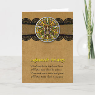 Agradecimiento Tarjeta de felicitación Lughnasadh/Lammas para per