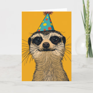 Agradecimiento Tarjeta de felicitación Meerkat Birthday Party