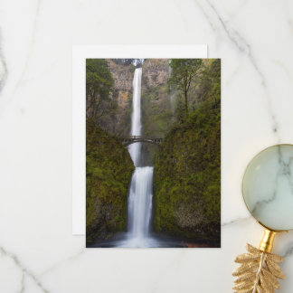 Agradecimiento Tarjeta de felicitación Multnomah Falls