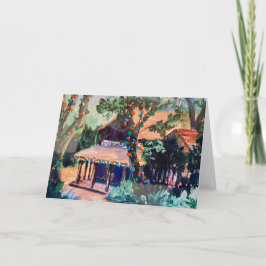 Agradecimiento Tarjeta de felicitación navideña de la tienda Wood