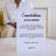 Tarjeta de felicitación para la graduación