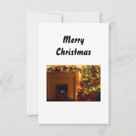 Agradecimiento Tarjeta de felicitación para navidades