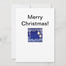 Agradecimiento Tarjeta de felicitación para navidades