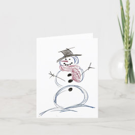 Agradecimiento Tarjeta de felicitación para Navidades de Alegría