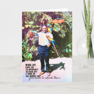 Agradecimiento Tarjeta de felicitación PARROT JUNGLE