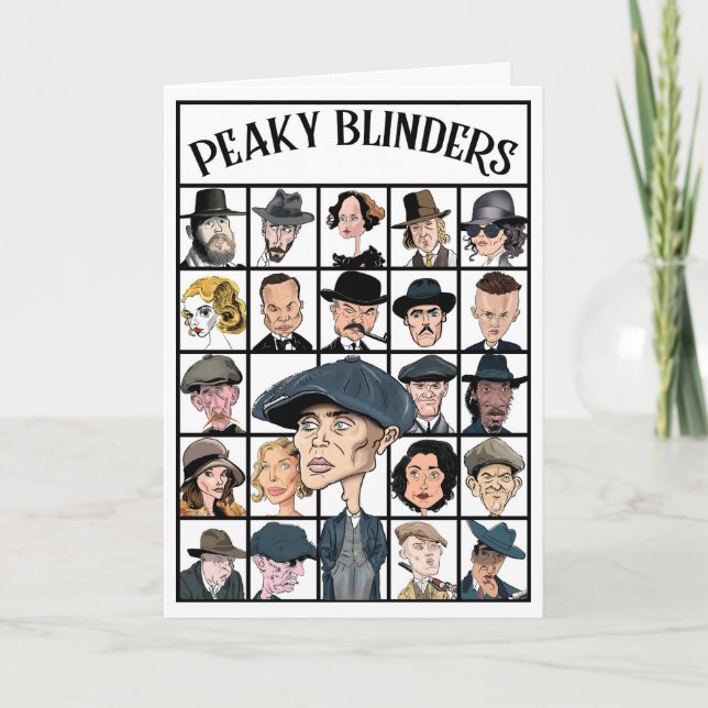 Agradecimiento Tarjeta de felicitación Peaky Blinders (Anverso)