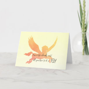 Agradecimiento Tarjeta de felicitación PEGASUS FLIGHT