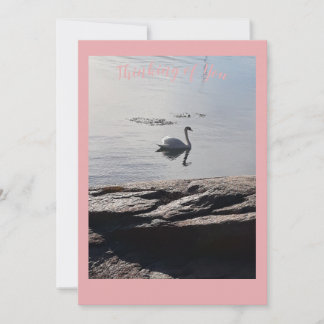 Agradecimiento Tarjeta de felicitación "Pensando en ti"