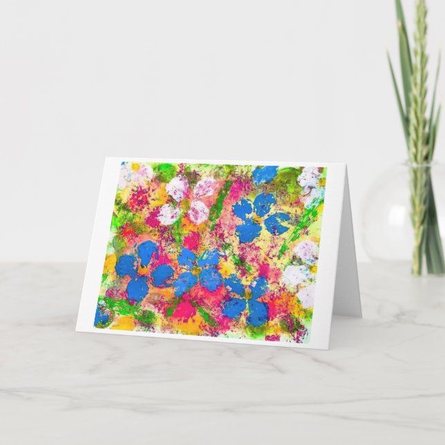 Agradecimiento Tarjeta de felicitación perfecta para Petal me< Bl (Anverso)