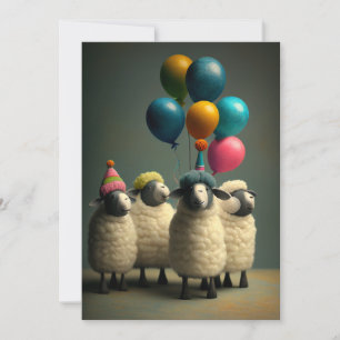 Agradecimiento Tarjeta de felicitación plana por cumpleaños de ov