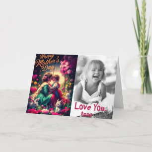 Agradecimiento *~* Tarjeta de felicitación plegada del Día de la 