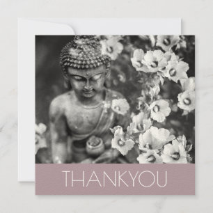 Agradecimiento Tarjeta de felicitación plegada: GRACIAS: BUDDHA