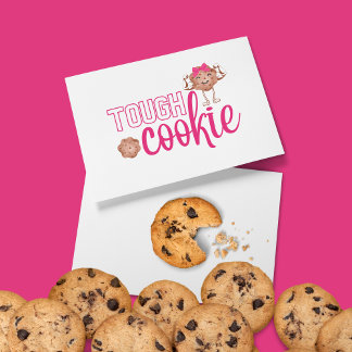 Agradecimiento Tarjeta de felicitación plegada para la galleta du