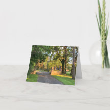 Tarjeta de felicitación plegada, pequeña, de 4" x 