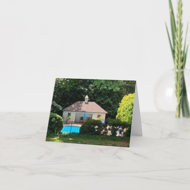 Agradecimiento Tarjeta de felicitación plegada, pequeña, de 4" x  (Anverso)