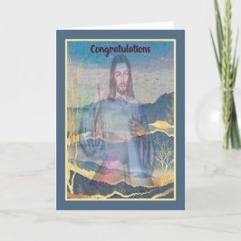 Agradecimiento Tarjeta de Felicitación por Convertirse en Sacerdo