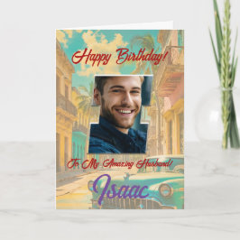 Agradecimiento Tarjeta de felicitación por cumpleaños con foto