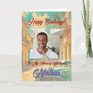 Agradecimiento Tarjeta de felicitación por cumpleaños con foto