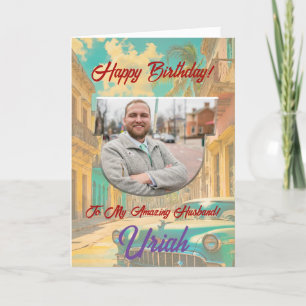 Agradecimiento Tarjeta de felicitación por cumpleaños con foto