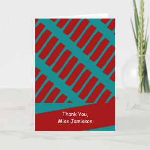 Agradecimiento Tarjeta de felicitación por el día del profesor, t
