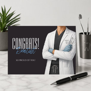 Agradecimiento Tarjeta de Felicitación por Graduación de Dentista