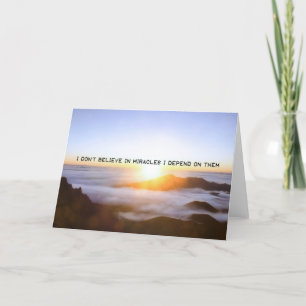 Agradecimiento Tarjeta de felicitación por PERFECCIÓN HALEAKALA