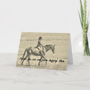 Agradecimiento Tarjeta de felicitación RIDING GOALS