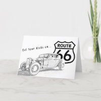 Tarjeta de felicitación Route 66