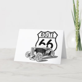 Agradecimiento Tarjeta de felicitación Route 66