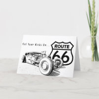 Tarjeta de felicitación Route 66