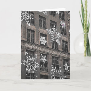 Agradecimiento Tarjeta de felicitación SAKS FIFTH SNOWFLAKES