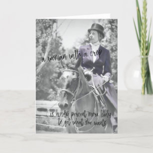 Agradecimiento Tarjeta de felicitación SIDESADDLE