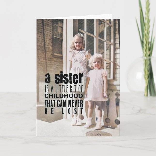 Agradecimiento Tarjeta de felicitación SISTERS (Anverso)
