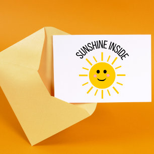 Agradecimiento Tarjeta de felicitación Sunshine Inside