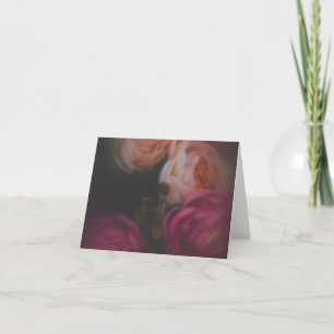 Agradecimiento Tarjeta de felicitación Velvet Rose Nocturne