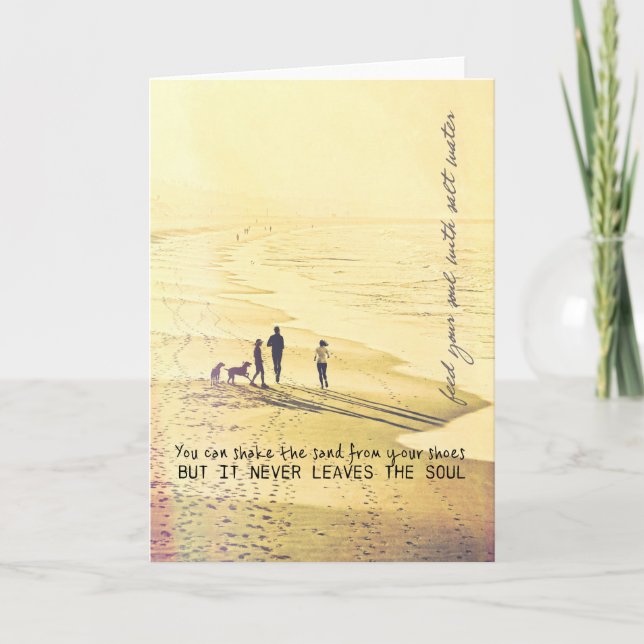 Agradecimiento Tarjeta de felicitación VENICE SUNRISE (Anverso)