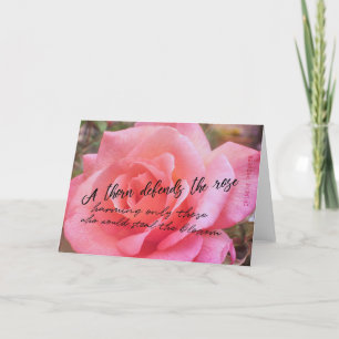 Agradecimiento Tarjeta de felicitación VERDADERAMENTE PINK