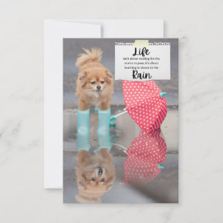 Agradecimiento Tarjeta de felicitación - Vida