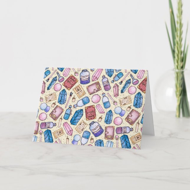 Agradecimiento Tarjeta de felicitación Witchy Wonders (en blanco) (Anverso)