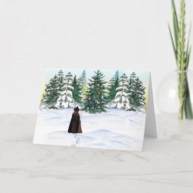 Agradecimiento Tarjeta de felicitación Yule Magick (Anverso)