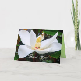 Agradecimiento Tarjeta de felicitaciones a Magnolia y Honeybees