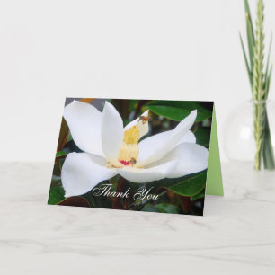 Agradecimiento Tarjeta de felicitaciones a Magnolia y Honeybees